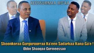 Shoonkoraa Gurguruurraa Ka'een Sadarkaa Kana Ga'e ! Obbo Shaaqaa Gurmeessaa - Keessummaa Mo'aa