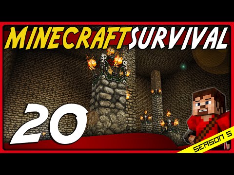 Minecraft Survival 1.10 | Lets Play [S5E20] - Deadly Spider Funnelling!