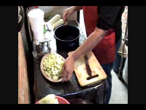 receta de sopa de elote con chayote