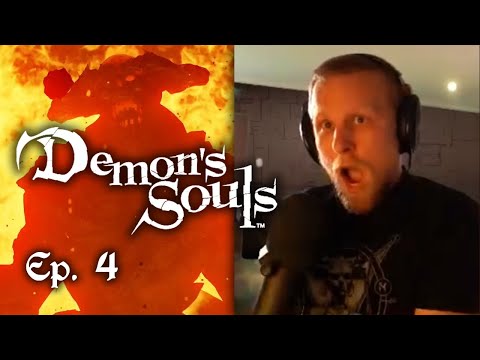 Quin69 almost losing his mind because of CHAT | First FLAMELURKER encounter | Demon's Souls | Ep.4