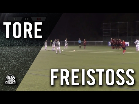 Freistoßtreffer von Yannic Best (SFD Schwanheim) | MAINKICK.TV