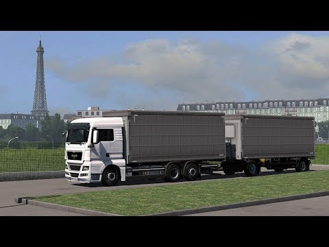 ETS2 1.28 public beta ParisRebuild MAN TGX  Paris - Le Havre