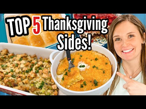 5 Must-Make Thanksgiving Side Dishes | Easy, Delicious & Crowd-Favorite Recipes | Julia Pacheco