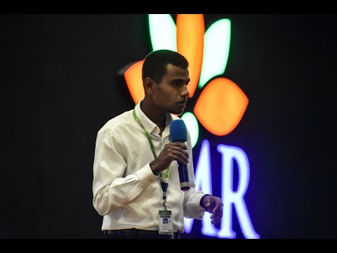 The crowd react to my speech -harsh amilpur