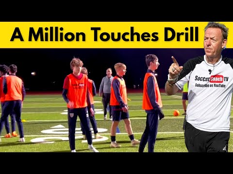 SoccerCoachTV - Try this drill right after your warm up in practice.