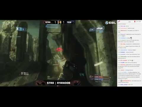 Str8 Rippin vs TcM - Game 3 Warloard KOTH - Halo MCC Invitational - with Chat & Interview