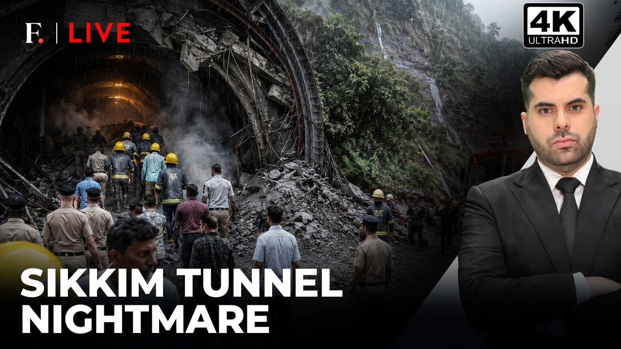 Sikkim Tunnel Collapse: 9 Dead, 19 Trapped As Rescuers Battle Rain, Toxic Gas | Firstpost Live | 4K