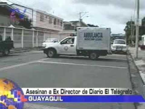 Asesinan a Ex-Director de Diario El Telégrafo
