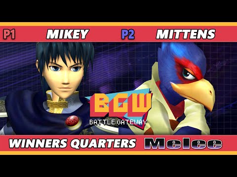 BGW 41 - mikey (Marth) Vs. Mittens (Falco) Smash Melee - SSBM