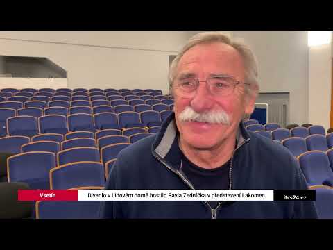 VSETÍN: Divadlo v Lidovém domě hostilo Pavla Zedníčka v představení Lakomec.