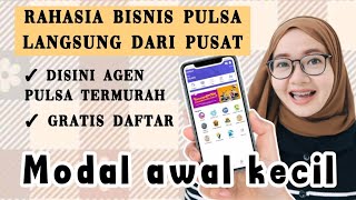 CARA MEMULAI BISNIS PULSA LEWAT HP UNTUK PEMULA / REKOMENDASI AGEN PULSA JUALAN 