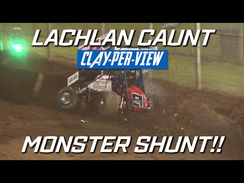 Sprintcars: Lachlan Caunt Massive Shunt - Toowoomba Speedway