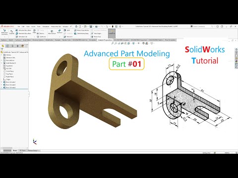 SolidWorks Tutorial 2021 | Advanced Part Modeling I Part 01