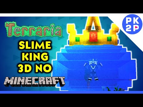 Terraria Boss in MINECRAFT! Time to face King Jelly!