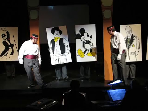 Scene from Famous Feet performance