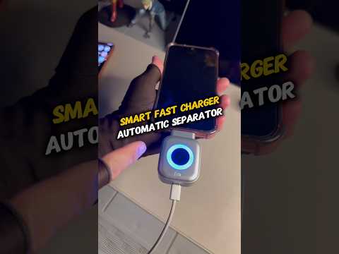 Smart fast charger with automatic separator🥰 #fyp #shorts
