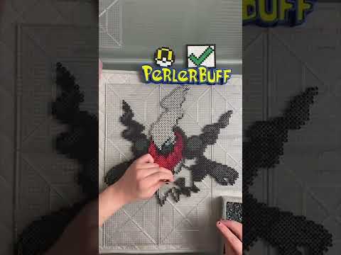 #491 Darkrai - Pokémon Perler Bead Timelapse