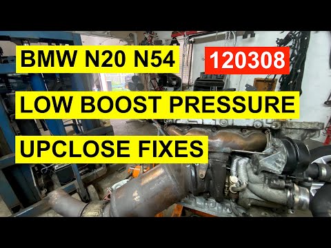 BMW Code 120308 - Close Up Look At Turbo & Components That May Cause This Code