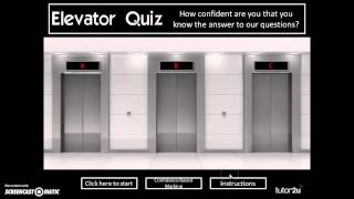 MCQ Teaching Activity: Elevator Quiz