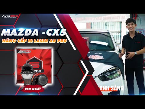 Mazda CX-5 nâng cấp bi laser X-Light X6 Pro