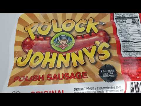 POLOCK JOHNNY'S POLISH SAUSAGE.