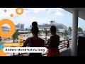 Riona (12) test voor een nachtje een hotel op Curaçao