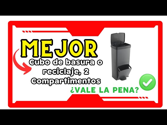 Vídeo relacionado con Tatay Cubos de Basura Reciclaje Easy Waste 20L | Set de 3 | Diseño Modular y Apilable | Tapa con Sistema Click | Asa de Transporte Integrada | Hecho de Material Reciclado | 35x27x36 cm - Blanco