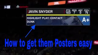 Nba 2k18 HOW TO GET CONTACT DUNKS/ POSTERIZER FAST AND EASY