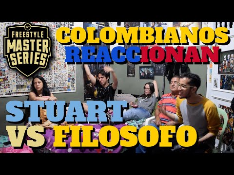 🔴 Una BATALLA muy CERRADA - COLOMBIANOS REACCIONAN a STUART vs FILOSOFO [FMS INTERNACIONAL J1] 🔴