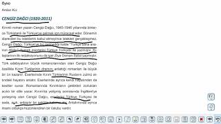 Eğitim Vadisi AYT Edebiyat 35.Föy Türk Dünyası Edebiyatı Konu Anlatım Videoları
