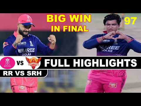 Rajasthan Royals VS Sunrisers Hyderabad IPL Match 72 Full Highlights 2026 | RR VS SRH HIGHLIGHTS