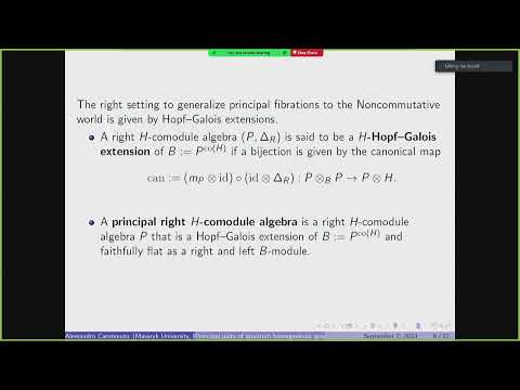 Alessandro Carotenuto - Principal pairs of quantum homogenous spaces