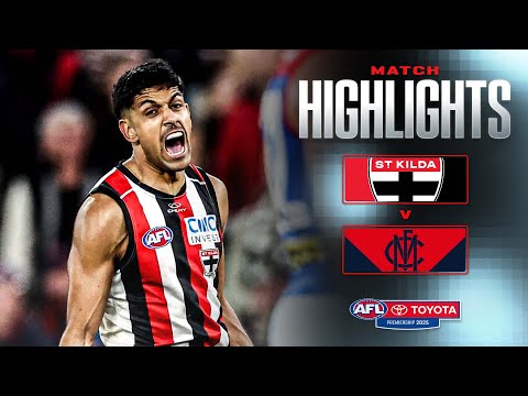 St Kilda v Melbourne Highlights | Round 20, 2025 | AFL
