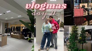 VLOGMAS DAY 21: Christmas shopping at the mall, Gym/Tanning, Unboxing & more!