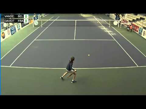 VANDEWINKEL (BEL) vs DAVIOT (FRA) - Open Super 12 Auray Tennis