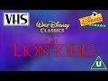 Closing To The Lion King UK VHS 1995