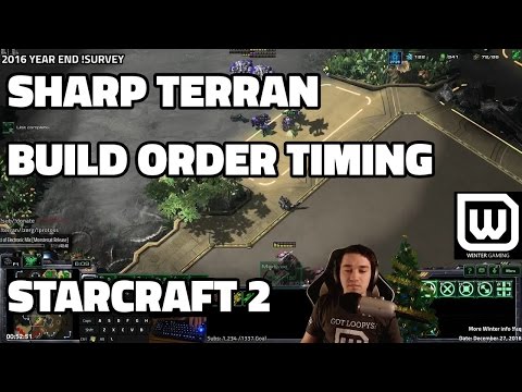 Starcraft 2: Very Sharp Terran vs Protoss Timing - Bio Build Order