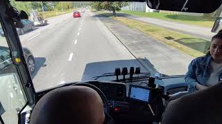 Bus Driving POV | Route 275 Ljungbystopp - Laganland | Scania CityWide