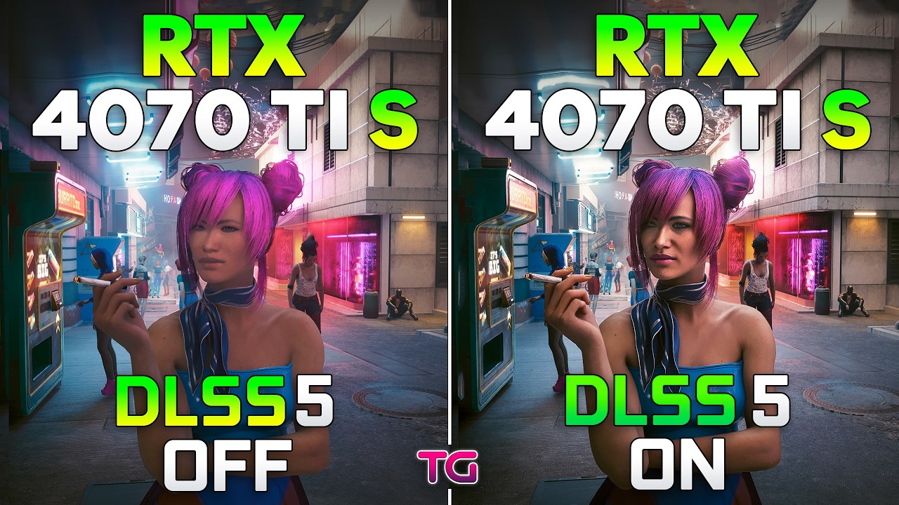 RTX 4070 Ti SUPER : DLSS 5 ON vs OFF - Test in 10 Games
