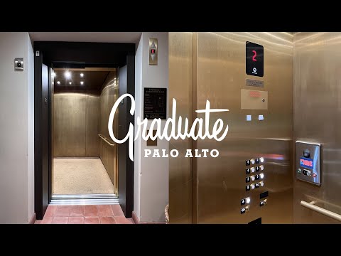 RARE Schindler 5500 Traction Elevator - The Graduate - Palo Alto, CA