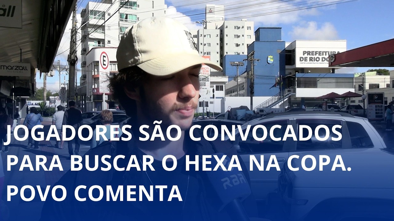 Jogadores são convocados para buscar o hexa na Copa do Mundo de Futebol