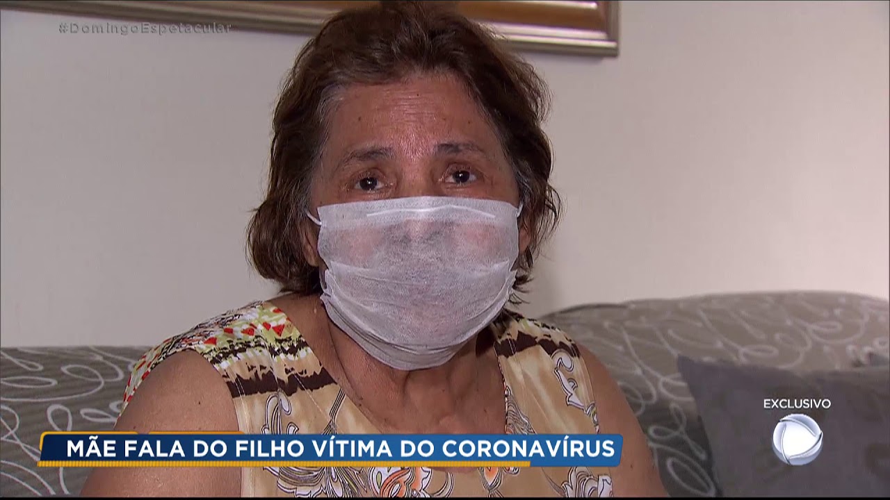 Domingo Espetacular conta a história da primeira vítima da covid-19 no Brasil