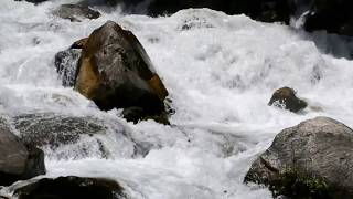 preview picture of video 'Fast flowing Stream, Hanswar Nallah, Paddar'