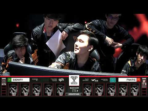 PVP Championships 2018 - Day 1 [Dota 2] [Signify vs Fnatic BO1]