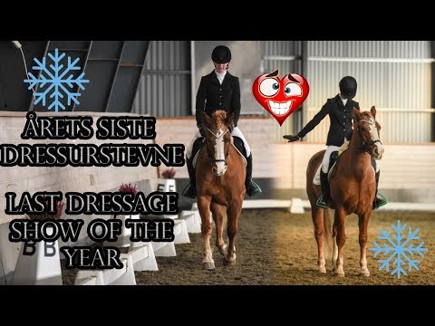 STEVNEVLOGG - Årets siste dressurstevne // SHOW VLOG - Last dressage show of the year