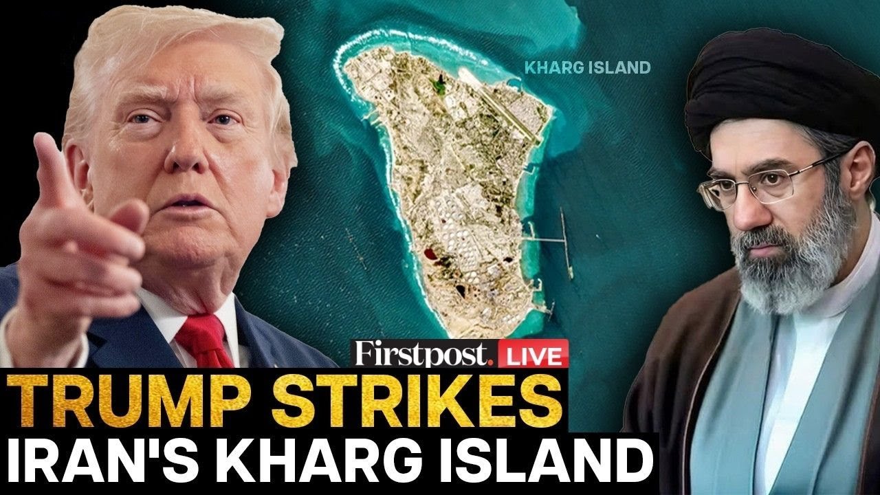 LIVE: Trump Says US Struck Military Targets in Iran's Oil Hub, Kharg Island | N18G