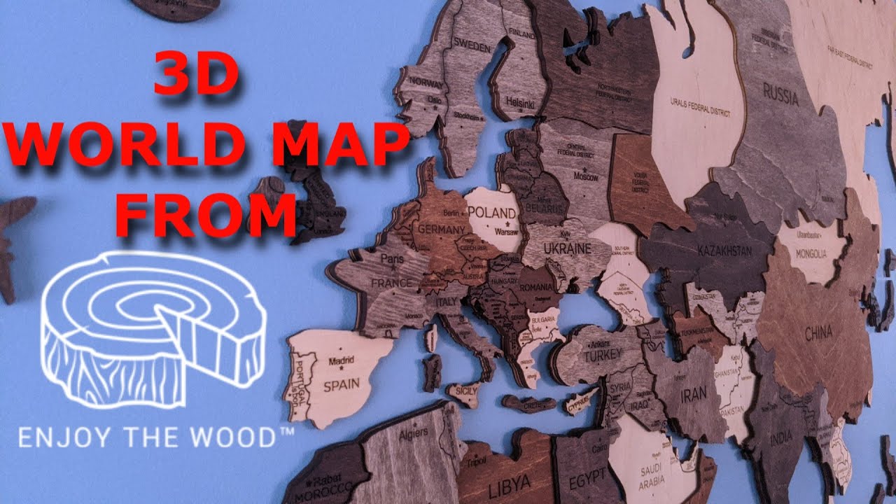 Enjoy the Wood - 3D World Map