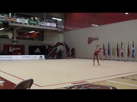 Athena Tsaltas Senior Ribbon ON 2016 Canadian Championships RG