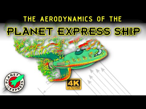 Aerodynamics of Futurama's Planet Express Ship