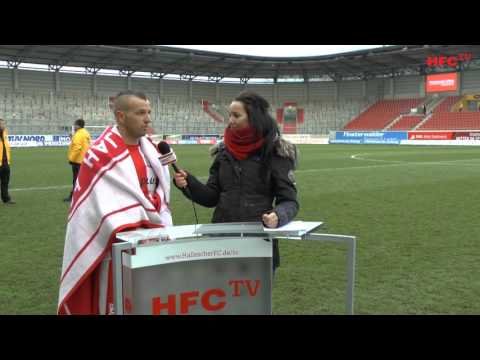 22. Spieltag: Interviews nach dem Spiel Hallescher FC - 1. FC Magdeburg